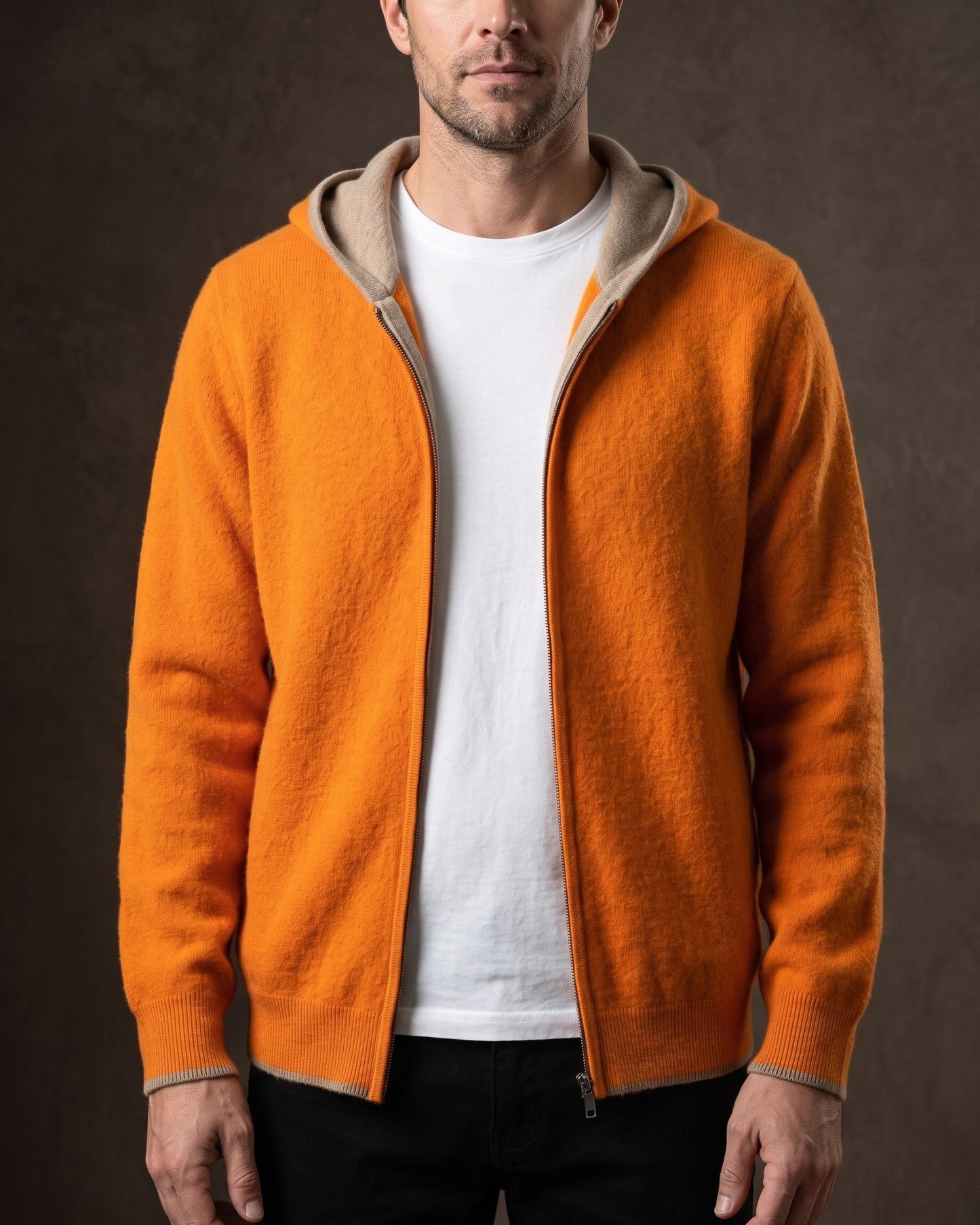 Romeo Cashmere Zip Hoodie